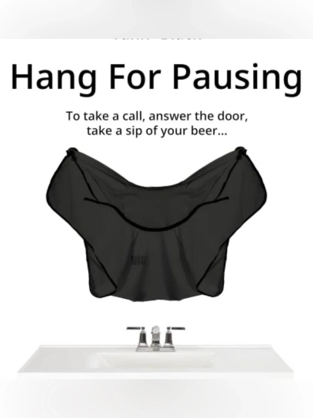 Beard Bib -Hair Clippings Catcher From SHARK TANK Sealed! NWT